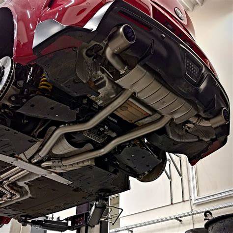 Schéma instalace výfukových systémů REMUS podle typu (AXLE-BACK, GPF-BACK, CAT-BACK, TURBO-BACK)
