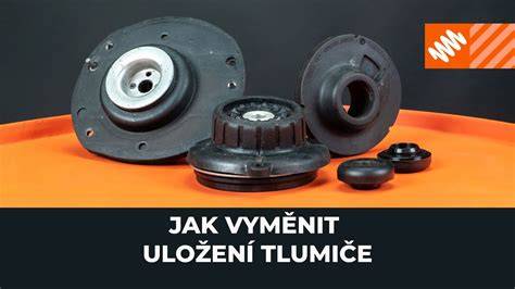 Schéma umístění tlumičů a jejich uchycení na Felicii Combi