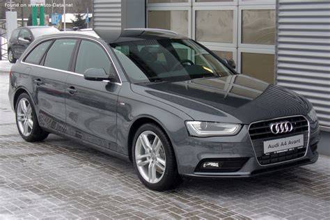 Infografika: Srovnání verzí Audi A4 Avant (B8 8K) a jejich pohonů