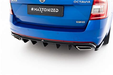 Infografika: Přehled zadních dílů pro Octavia 3 - RS combi vs RS sedan