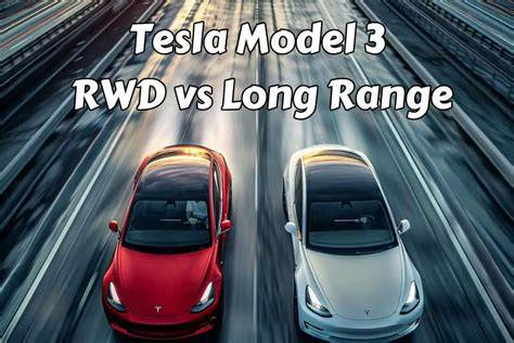 Graf: Dojezd a teplotní vlivy na Modelu 3 (SR+ vs Long Range)