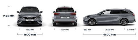 Infografika: Srovnání výbav a cen Kia Ceed Combi s konkurencí