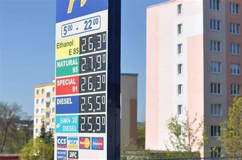 Vizualizace srovnání dojezdů CNG vs. benzin