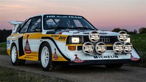 Audi Sport quattro v akci na rallye