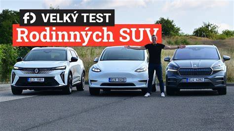 Porovnání rodinných elektromobilů: Enyaq, Scenic, Model Y