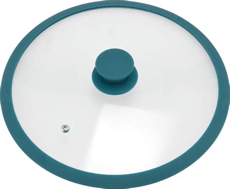 Univerzální skleněná poklice se silikonovým okrajem a úchytem