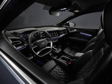 Audi Q4 e-tron interior design and materials visual