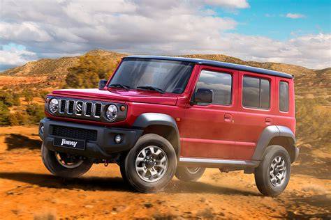 Mapa rozšířených prodejních a servisních sítí Suzuki Jimny v regionu
