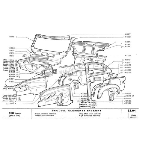 Ilustrační obrázek náhradních dílů karoserie pro Fiat Scudo