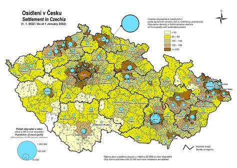 Mapa hustoty osídlení a hlavních dopravních tahů v regionech s dostupnými prostory pro autoservis