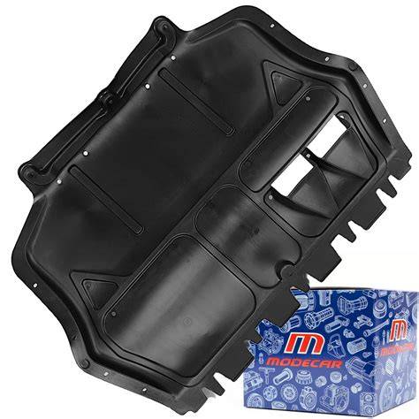 Obrázek ukazující kryt pod motor pro Audi A3 Sportback s vyznačenými montážními body