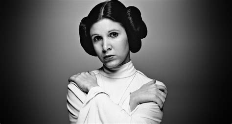Carrie Fisher jako princezna Leia