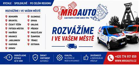 Kamion zásobující díly a rozvoz náhradních dílů