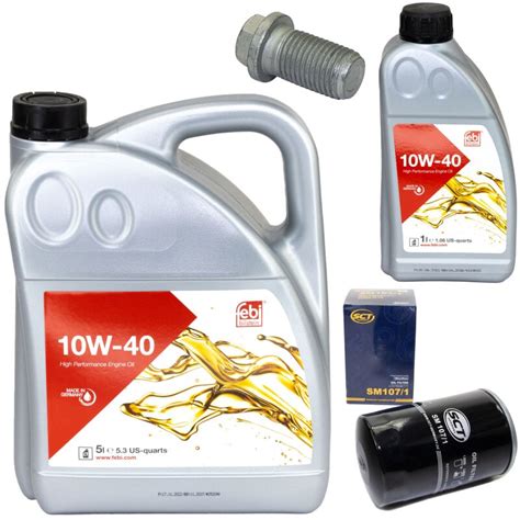 Obal motorového oleje FEBI s viskozitou 10W-40 a specifikacemi.