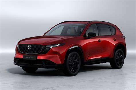 Infografika s porovnáním rozměrů CX-30 a CX-5