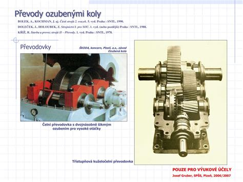 náčrt manuální převodovky s ozubenými koly a hřídelemi