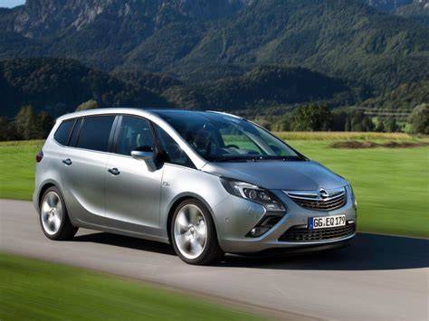 Mapa dostupnosti a typů motorů Opel Zafira v různých verzích