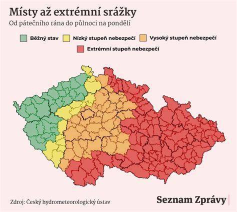 Mapa skladových zásob a očekávaných dodacích termínů
