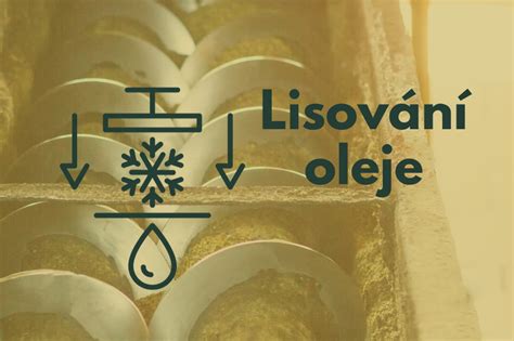 Ilustrace procesu lisování oleje za studena.