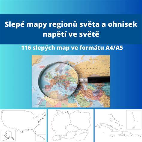 Tabulka regionů a verzí mapy - příklad