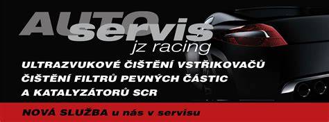 Infografika: Přehled služeb JZ Racing - autoservis, rally a dílenská část