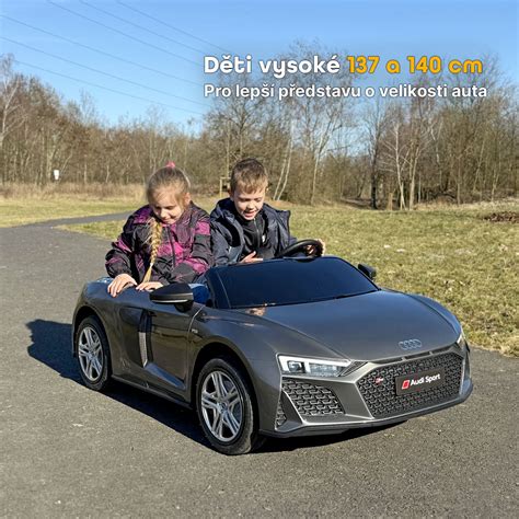 Infografika: Bezpečnostní prvky Audi R8 Spyder pro děti