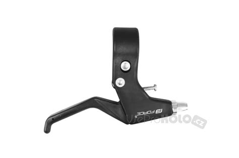 Detail brzdové páčky a propojení s hydraulickou hadicí