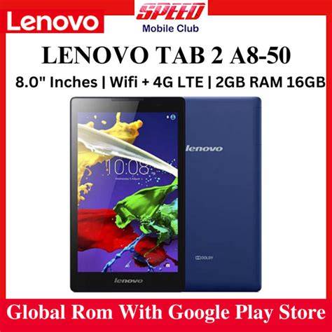 Infografika: Lenovo Tab 2 A8 specifikace a verzím LTE