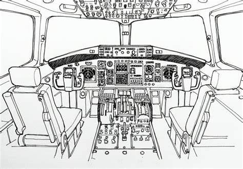Sketch of Kerax cockpit layout illustrating control buttons and dashboard arrangement