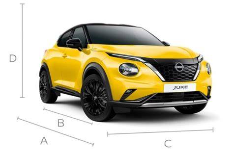 Infografika: Rozměry Nissan Juke a srovnání s Qashqai