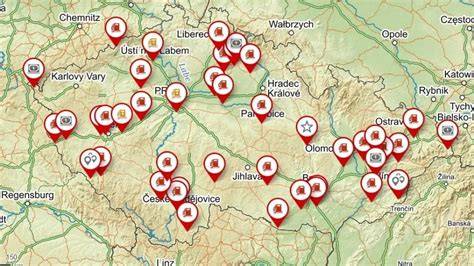 Mapa čerpacích míst a servise Renault s originálními díly