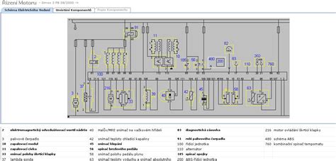 schéma palivového systému dieselového motoru s elektrickým čerpadlem