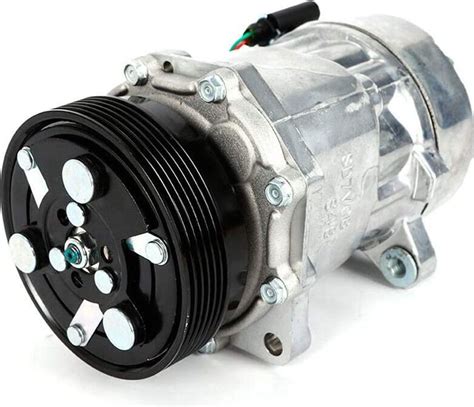 Kompresor klimatizace před a po repasi