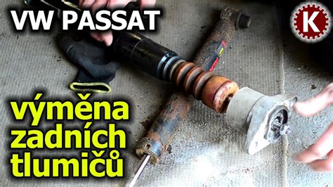 Schéma uspořádání zadních ulozeni tlumičů a dorazů na VW Polo