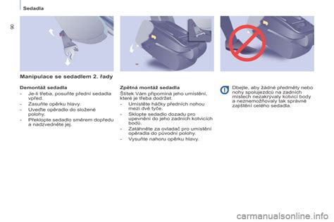Ilustrace správného umístění opěrky hlavy v automobilovém sedadle