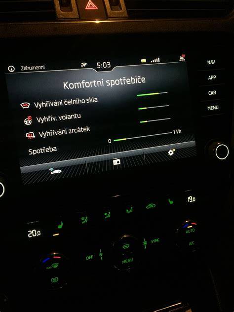 Infografika: Schéma vyhřívání sedadel a čelního skla v Volvo S80