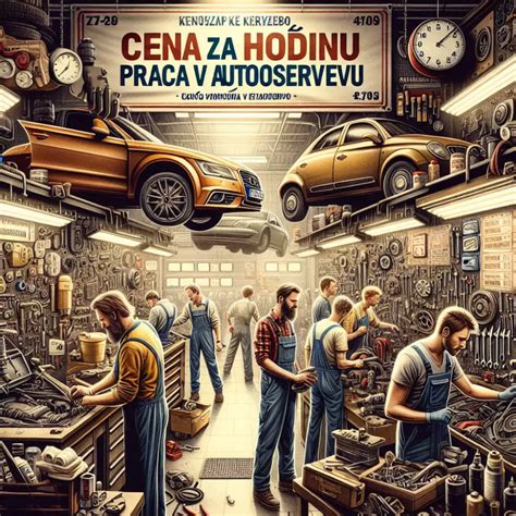 infografika zobrazující proces opravy vozidla v autoservisu Lucky