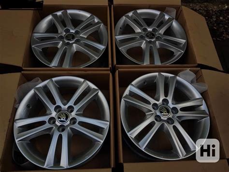 Různé typy alu disků pro Škoda Rapid a Fabia