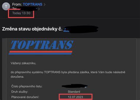 grafikon dodacich terminu toptrans