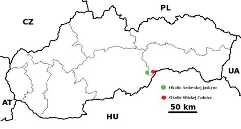 Mapa s vyznačením autovrakoviště MILATA