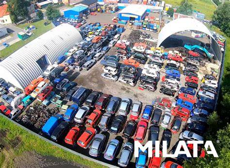 Infografika: Proces nákupu a demontáže dílů z autovrakoviště MILATA
