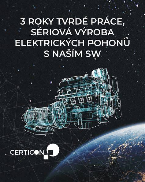 Schéma architektury elektrických a hybridních pohonů