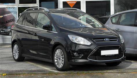 Infografika: Srovnání verzí Ford Grand C-Max (benzín vs. nafta, 1.6 vs. 2.0, 7 míst)