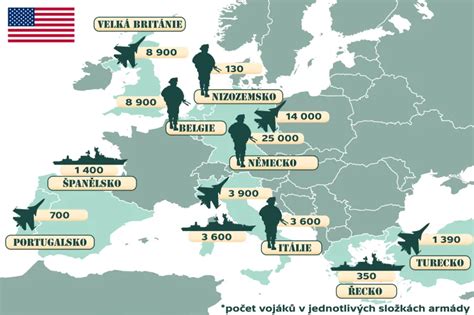 Mapa hlavních evropských přístavů pro vývoz a dovoz amerických aut