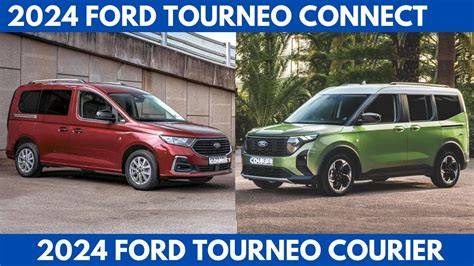 Infografika: Rozměry a objem zavazadelníku Tourneo Courier vs. Tourneo Connect