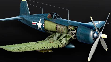 Infografika: Schema zatahovacího mechanismu pro F4U-4 Corsair