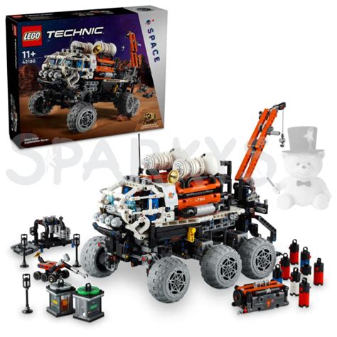 LEGO stavebnice vesmírného roveru s posádkou