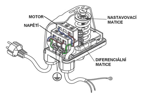 Detail spínače na brzdovém pedálu pro funkci tempomatu