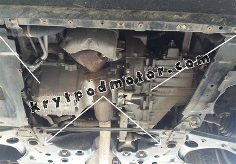 predni nerezovy ram a ocelovy kryt pod motor Fiat Doblo