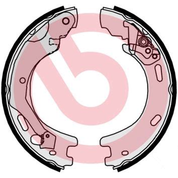 Ilustrace ukazující opotřebení brzdových čelistí